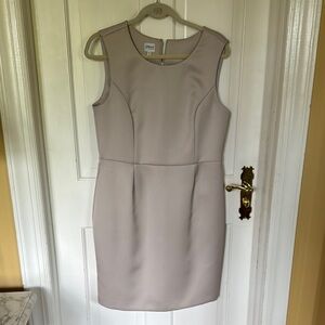 Armani Collezioni Purple Sleeveless Sheath Mini Dress